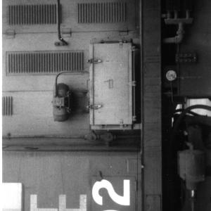 Detail view = cab signal control box. On RS-3, 500 series Detail view = cab signal control box. On RS-3, 500 series