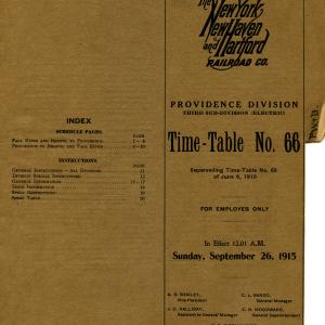 NYNH&H ETT No 66 9-26-1915 NYNH&H ETT No 66 9-26-1915