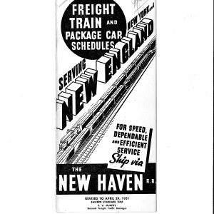 Freight Train & Package Car Schedules