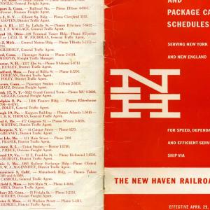 Freight Train & Package Car Schedules