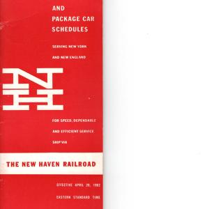Freight Train & Package Car Schedules
