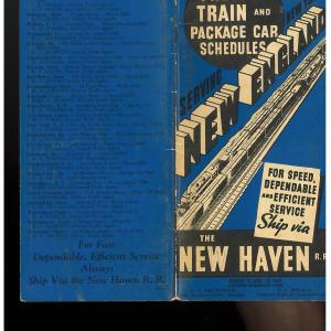 Freight Train & Package Car Schedules