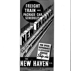 Freight Train & Package Car Schedules