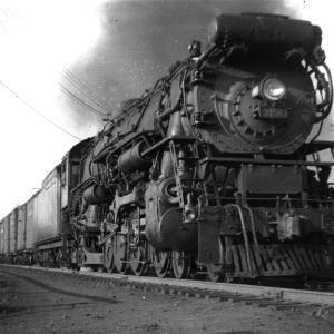 R-3-A Class 4-8-2 #3556 At South Bay Junction, South Boston, MA.