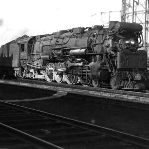 R-3 Class 4-8-2 #3557 At Worcester, MA.