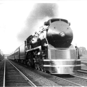 I-5 4-6-4 with NH CABANA at Readville, MA I-5 4-6-4 with NH CABANA at Readville, MA