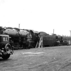 Line of New Haven equipment on display.