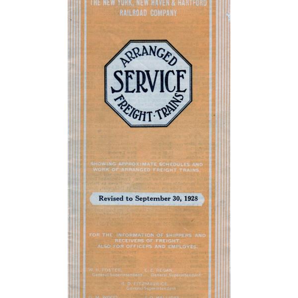 Arranged Freight Train Service