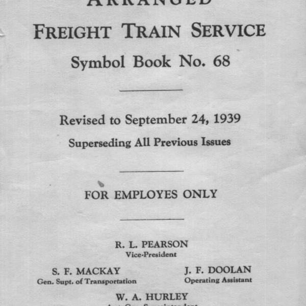 Arranged Freight Train Service