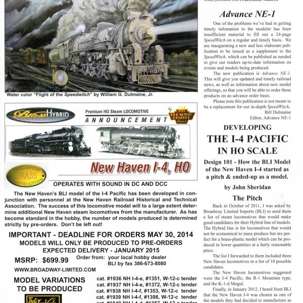 Speedwitch Advanced NE-1 Volume 1 Issue 1