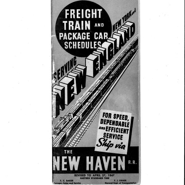 Freight Train & Package Car Schedules
