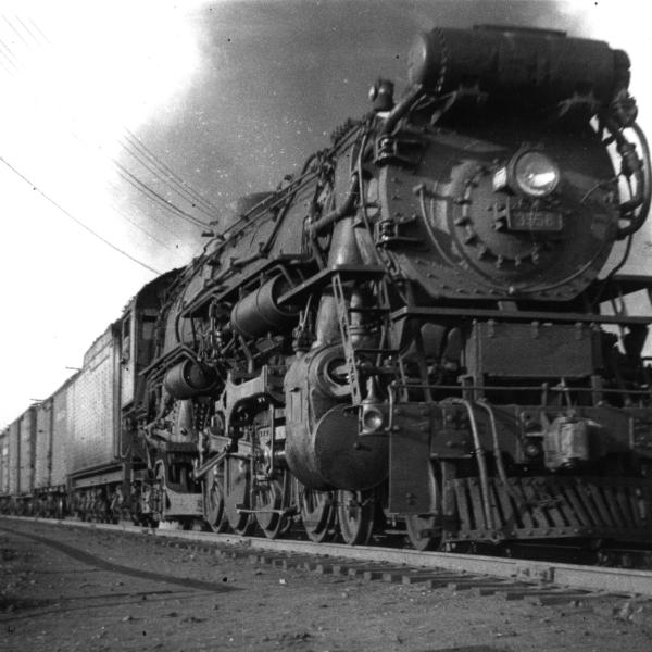 R-3-A Class 4-8-2 #3556 At South Bay Junction, South Boston, MA.