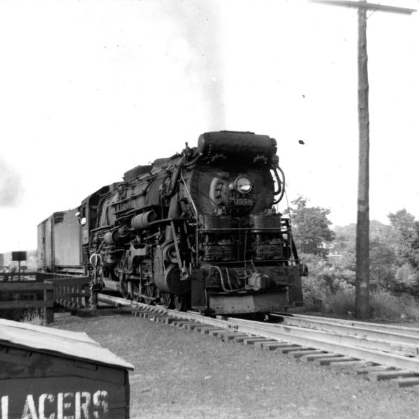 R-3 Class 4-8-2 #3558.  K-1 #265 In Background.  On Southbridge Branch.
