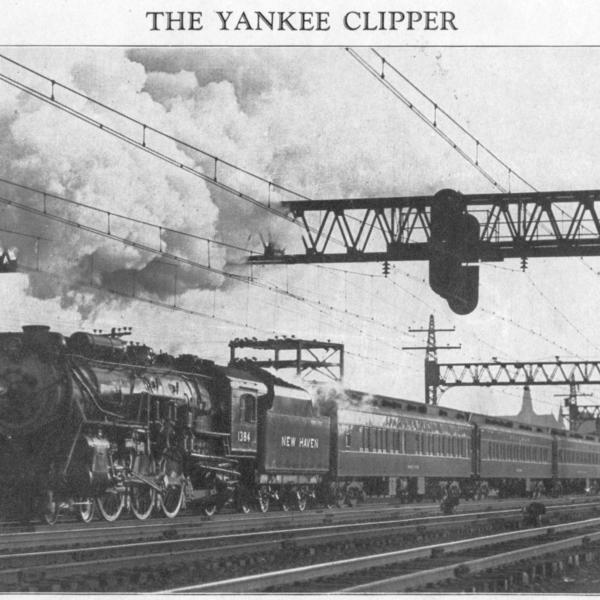 Yankee Clipper (7 Cars) Being Pulled By I-4 Class Pacific #1384.