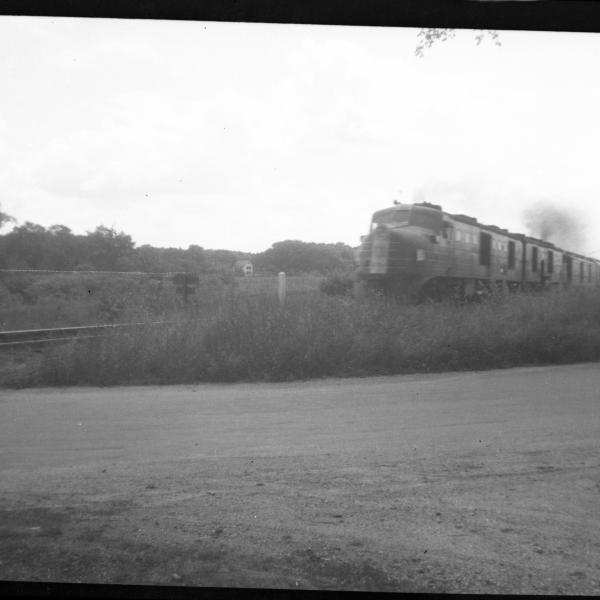 Troop train pulled by DL109 #0741