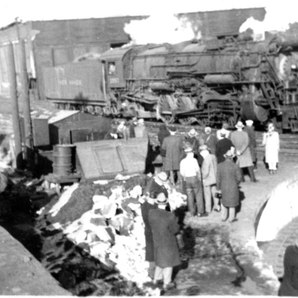 Engineer's side of 3557 at the roundhouse.