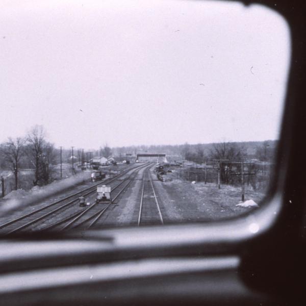 Maybrook line photo from fireman's side of FA cab