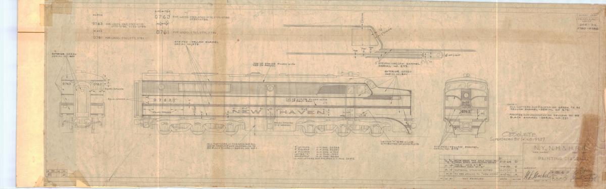 1948-1201 NYNH&HRR SK8880 Painting Diagram DER-3a 0760-0786 | NHRHTA ...