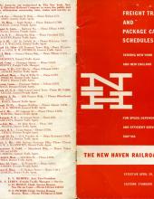 Freight Train & Package Car Schedules