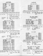 Freight Train & Package Car Schedules