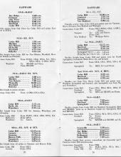 Freight Train & Package Car Schedules