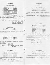 Freight Train & Package Car Schedules