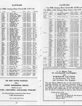 Freight Train & Package Car Schedules