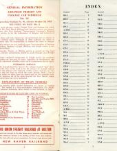 Freight Train & Package Car Schedules