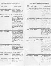 Freight Train & Package Car Schedules