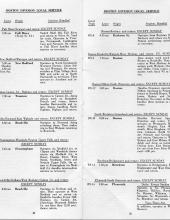 Freight Train & Package Car Schedules