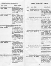 Freight Train & Package Car Schedules