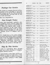Freight Train & Package Car Schedules