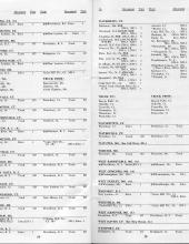 Freight Train & Package Car Schedules