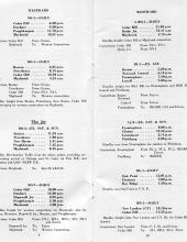Freight Train & Package Car Schedules