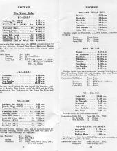 Freight Train & Package Car Schedules