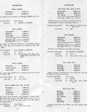 Freight Train & Package Car Schedules