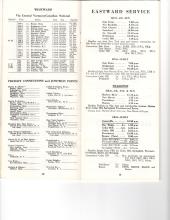Freight Train & Package Car Schedules