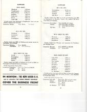 Freight Train & Package Car Schedules