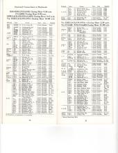 Freight Train & Package Car Schedules