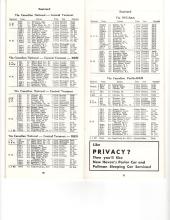 Freight Train & Package Car Schedules