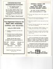 Freight Train & Package Car Schedules