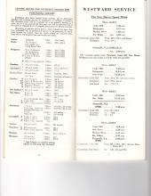 Freight Train & Package Car Schedules