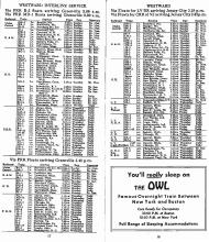 Freight Train & Package Car Schedules