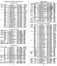 Freight Train & Package Car Schedules