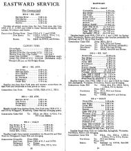 Freight Train & Package Car Schedules