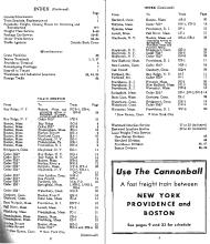 Freight Train & Package Car Schedules